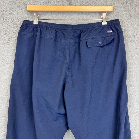 Vintage Patagonia Windbreaker Shell Pants Men's lightweight Size‎ XLarge Blue - Picture 4 of 8